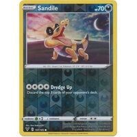 Sandile 107/185 Vivid Voltage Reverse Holo Common Pokemon Card NEAR MINT TCG