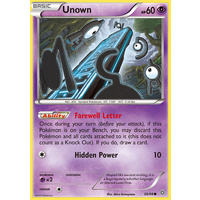 Unown 30/98 XY Ancient Origins Common Pokemon Card NEAR MINT TCG