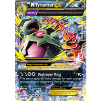 Mega Tyranitar EX 43/98 XY Ancient Origins Holo Ultra Rare Pokemon Card NEAR MINT TCG