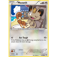 Meowth 61/98 XY Ancient Origins Common Pokemon Card NEAR MINT TCG