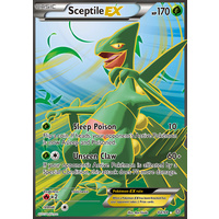 Sceptile EX 84/98 XY Ancient Origins Holo Ultra Rare Full Art Pokemon Card NEAR MINT TCG