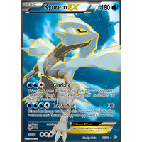 Kyurem EX 86/98 XY Ancient Origins Holo Ultra Rare Full Art Pokemon Card NEAR MINT TCG