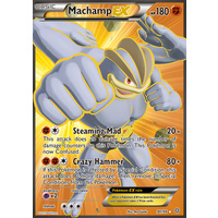 Machamp EX 90/98 XY Ancient Origins Holo Ultra Rare Full Art Pokemon Card NEAR MINT TCG