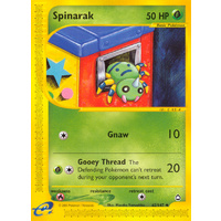 Spinarak 62/147 E-Series Aquapolis Uncommon Pokemon Card NEAR MINT TCG