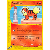 Growlithe 80/147 E-Series Aquapolis Common Pokemon Card NEAR MINT TCG