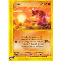 Onix 98/147 E-Series Aquapolis Common Pokemon Card NEAR MINT TCG