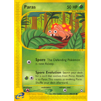 Paras 99/147 E-Series Aquapolis Common Pokemon Card NEAR MINT TCG