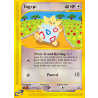 Togepi 114/147 E-Series Aquapolis Common Pokemon Card NEAR MINT TCG