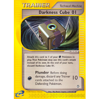 Darkness Cube 01 119/147 E-Series Aquapolis Uncommon Trainer Pokemon Card NEAR MINT TCG