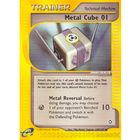 Metal Cube 01 129/147 E-Series Aquapolis Uncommon Trainer Pokemon Card NEAR MINT TCG