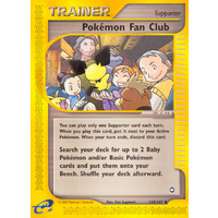 Pokemon Fan Club 130/147 E-Series Aquapolis Uncommon Trainer Pokemon Card NEAR MINT TCG