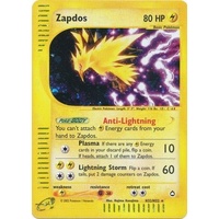 Zapdos H32/H32 E-Series Aquapolis Holo Rare Pokemon Card NEAR MINT TCG