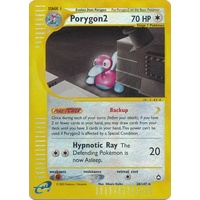 Porygon2 28/147 E-Series Aquapolis Reverse Holo Rare Pokemon Card NEAR MINT TCG