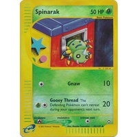 Spinarak 62/147 E-Series Aquapolis Reverse Holo Uncommon Pokemon Card NEAR MINT TCG