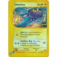 Chinchou 71/147 E-Series Aquapolis Reverse Holo Common Pokemon Card NEAR MINT TCG
