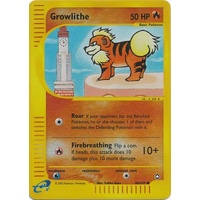 Growlithe 80/147 E-Series Aquapolis Reverse Holo Common Pokemon Card NEAR MINT TCG