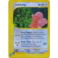 Lickitung 90/147 E-Series Aquapolis Reverse Holo Common Pokemon Card NEAR MINT TCG