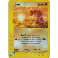 Onix 98/147 E-Series Aquapolis Reverse Holo Common Pokemon Card NEAR MINT TCG