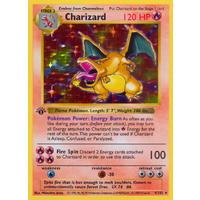 Charizard 4/102 Base Set 1st Edition Shadowless Holo Rare Pokemon Card NEAR MINT TCG