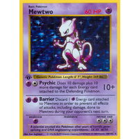 Mewtwo 10/102 Base Set 1st Edition Shadowless Holo Rare Pokemon Card NEAR MINT TCG