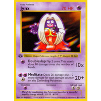 Jynx 31/102 Base Set 1st Edition Shadowless Uncommon Pokemon Card NEAR MINT TCG