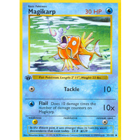 Magikarp 35/102 Base Set 1st Edition Shadowless Uncommon Pokemon Card NEAR MINT TCG