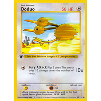 Doduo 48/102 Base Set 1st Edition Shadowless Common Pokemon Card NEAR MINT TCG