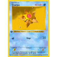 Staryu 65/102 Base Set 1st Edition Shadowless Common Pokemon Card NEAR MINT TCG