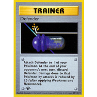 Defender 80/102 Base Set 1st Edition Shadowless Uncommon Trainer Pokemon Card NEAR MINT TCG