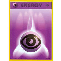 Psychic Energy 101/102 Base Set 1st Edition Shadowless Common Pokemon Card NEAR MINT TCG