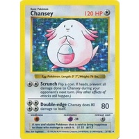 Chansey 3/102 Base Set Shadowless Holo Rare Pokemon Card NEAR MINT TCG