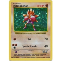 Hitmonchan 7/102 Base Set Shadowless Holo Rare Pokemon Card NEAR MINT TCG
