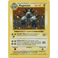 Magneton 9/102 Base Set Shadowless Holo Rare Pokemon Card NEAR MINT TCG