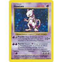 Mewtwo 10/102 Base Set Shadowless Holo Rare Pokemon Card NEAR MINT TCG