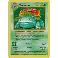 Venusaur 15/102 Base Set Shadowless Holo Rare Pokemon Card NEAR MINT TCG