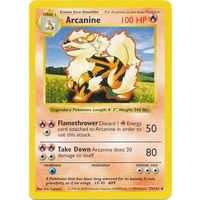 Arcanine 23/102 Base Set Shadowless Uncommon Pokemon Card NEAR MINT TCG