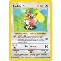 Farfetch'd 27/102 Base Set Shadowless Uncommon Pokemon Card NEAR MINT TCG