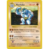 Machoke 34/102 Base Set Shadowless Uncommon Pokemon Card NEAR MINT TCG