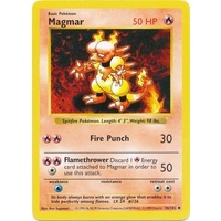 Magmar 36/102 Base Set Shadowless Uncommon Pokemon Card NEAR MINT TCG