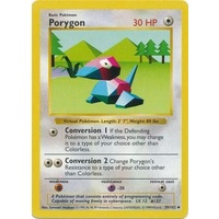 Porygon 39/102 Base Set Shadowless Uncommon Pokemon Card NEAR MINT TCG