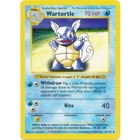 Wartortle 42/102 Base Set Shadowless Uncommon Pokemon Card NEAR MINT TCG