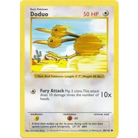 Doduo 48/102 Base Set Shadowless Common Pokemon Card NEAR MINT TCG