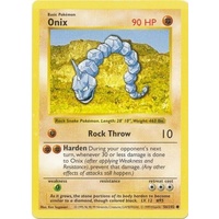 Onix 56/102 Base Set Shadowless Common Pokemon Card NEAR MINT TCG