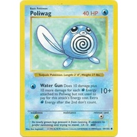 Poliwag 59/102 Base Set Shadowless Common Pokemon Card NEAR MINT TCG