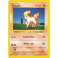 Ponyta 60/102 Base Set Shadowless Common Pokemon Card NEAR MINT TCG