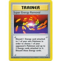 Super Energy Removal 79/102 Base Set Shadowless Rare Trainer Pokemon Card NEAR MINT TCG