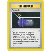 Defender 80/102 Base Set Shadowless Uncommon Trainer Pokemon Card NEAR MINT TCG