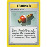 Pokemon Flute 86/102 Base Set Shadowless Uncommon Trainer Pokemon Card NEAR MINT TCG