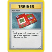Pokedex 87/102 Base Set Shadowless Uncommon Trainer Pokemon Card NEAR MINT TCG