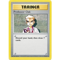 Professor Oak 88/102 Base Set Shadowless Uncommon Trainer Pokemon Card NEAR MINT TCG